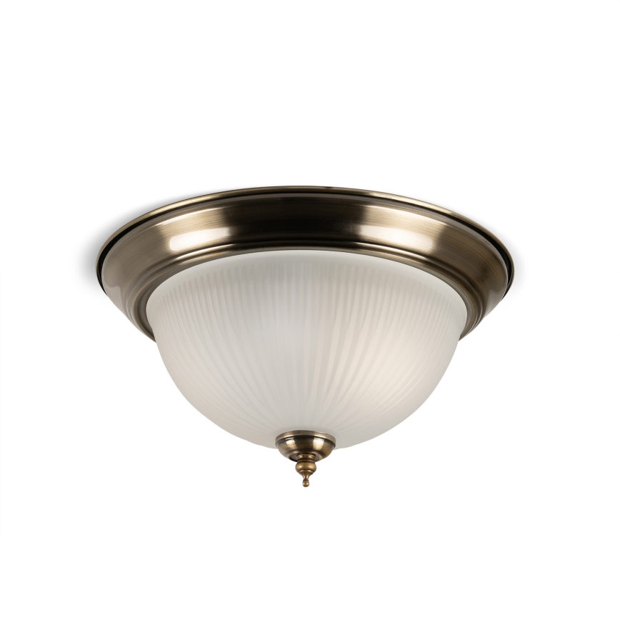 BRILAGI - Laelamp FRESCO 2xE27/40W/230V Ø 28 cm messing