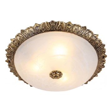 Brilagi - Laelamp FRESCO 2×E27/40W/230V, läbimõõt 30 cm, messing
