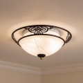 BRILAGI - laelamp FRESCO 3xE27/40W/230V, läbimõõt 48 cm, pruun