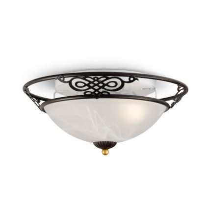 BRILAGI - laelamp FRESCO 3xE27/40W/230V, läbimõõt 48 cm, pruun