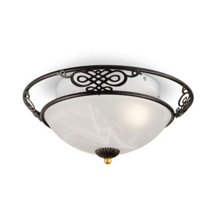 BRILAGI - laelamp FRESCO 3xE27/40W/230V, läbimõõt 48 cm, pruun