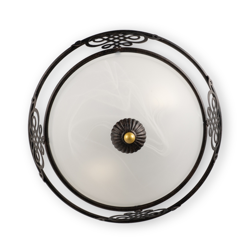 BRILAGI - laelamp FRESCO 3xE27/40W/230V, läbimõõt 48 cm, pruun