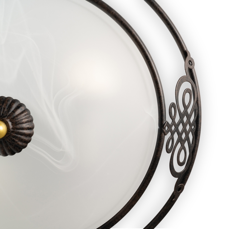 BRILAGI - laelamp FRESCO 3xE27/40W/230V, läbimõõt 48 cm, pruun
