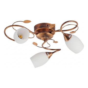 BRILAGI - laelamp GRACE 3xE27/40W/230V läbimõõt 53 cm patina/vask