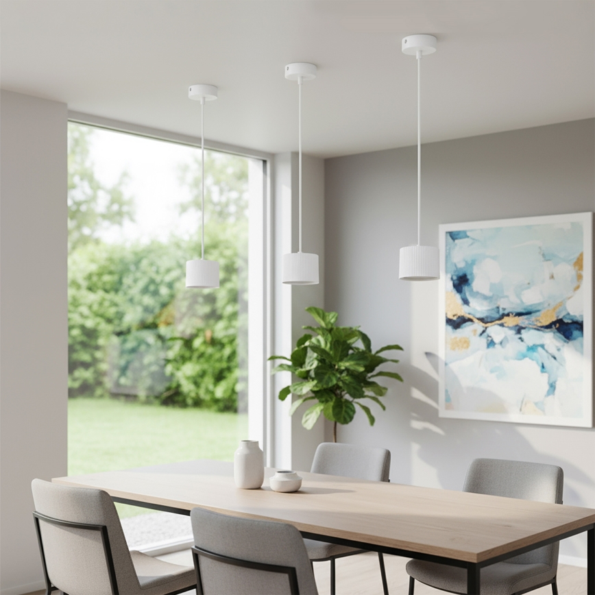 Brilagi - Laelamp kaablil STRIPY 1xGX53/15W/230V valge