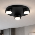Brilagi - laelamp MONO 3xGX53/12W/230V läbimõõt 30 cm must