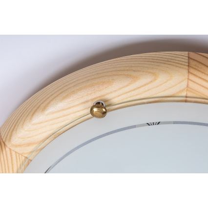 Brilagi - Laelamp ORBIS 1xE27/60W/230V, läbimõõt 30 cm, männipuit