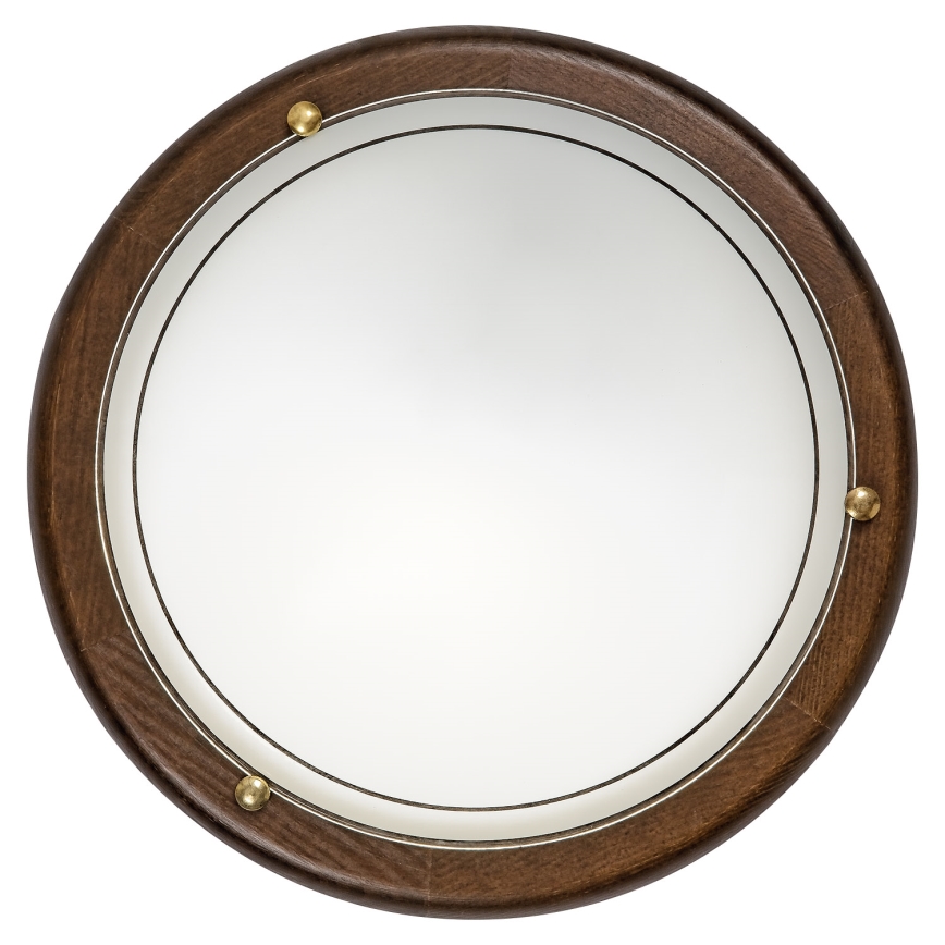 Brilagi - laelamp ORBIS 1xE27/60W/230V, läbimõõt 30 cm, männipuit