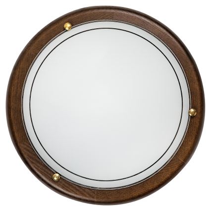 Brilagi - laelamp ORBIS 1xE27/60W/230V, läbimõõt 30 cm, männipuit