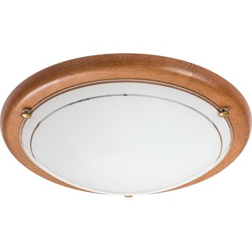 Brilagi - laelamp ORBIS 1xE27/60W/230V, läbimõõt 30 cm, männipuit