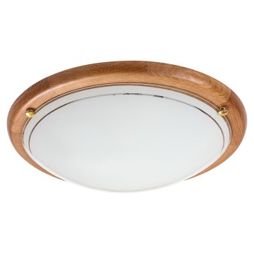 Brilagi - laelamp ORBIS 2xE27/60W/230V läbimõõduga 38 cm mänd