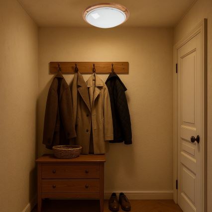 Brilagi - laelamp ORBIS 2xE27/60W/230V läbimõõduga 38 cm mänd