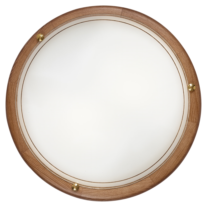 Brilagi - laelamp ORBIS 2xE27/60W/230V läbimõõduga 38 cm mänd