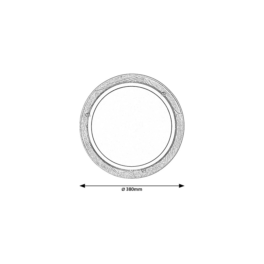 Brilagi - laelamp ORBIS 2xE27/60W/230V läbimõõduga 38 cm mänd