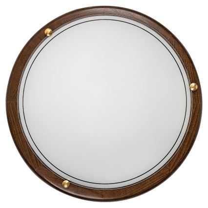 Brilagi - Laelamp ORBIS 2xE27/60W/230V läbimõõt 38 cm mänd