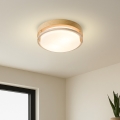 Brilagi - Laelamp ORINO 2xE27/40W/230V, läbimõõt 27 cm, puidudekor/tamm