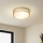 Brilagi - Laelamp ORINO 2xE27/40W/230V Ø 27 cm kuldne/tamm