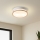 Brilagi - laelamp ORINO 2xE27/40W/230V Ø 27 cm valge/tamm