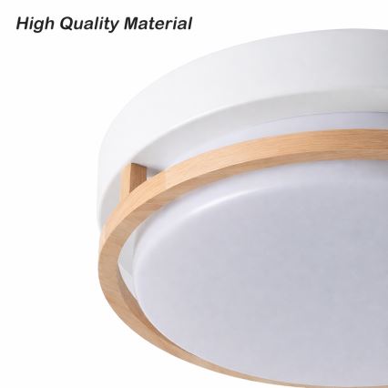 Brilagi - laelamp ORINO 2xE27/40W/230V Ø 27 cm valge/tamm