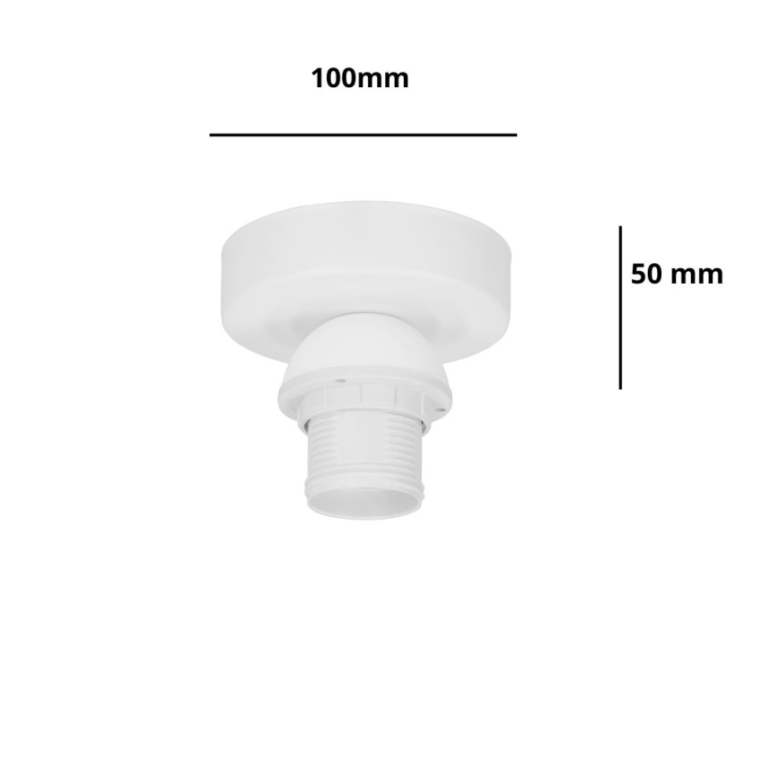 Brilagi - Laelamp PARTY 1xE27/60W/230V läbimõõt 10 cm, valge