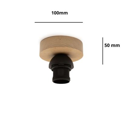 Brilagi - laelamp PARTY 1xE27/60W/230V Ø 10 cm tamm