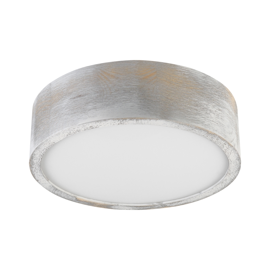 Brilagi - Laelamp PINO 1xE27/15W/230V mänd/hõbedane läb. 27,5 cm