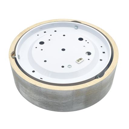 Brilagi - Laelamp PINO 1xE27/15W/230V mänd/hõbedane läb. 27,5 cm