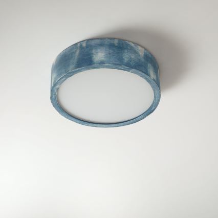 Brilagi - laelamp PINO 1xE27/15W/230V mänd/sinine läbimõõt 27,5 cm