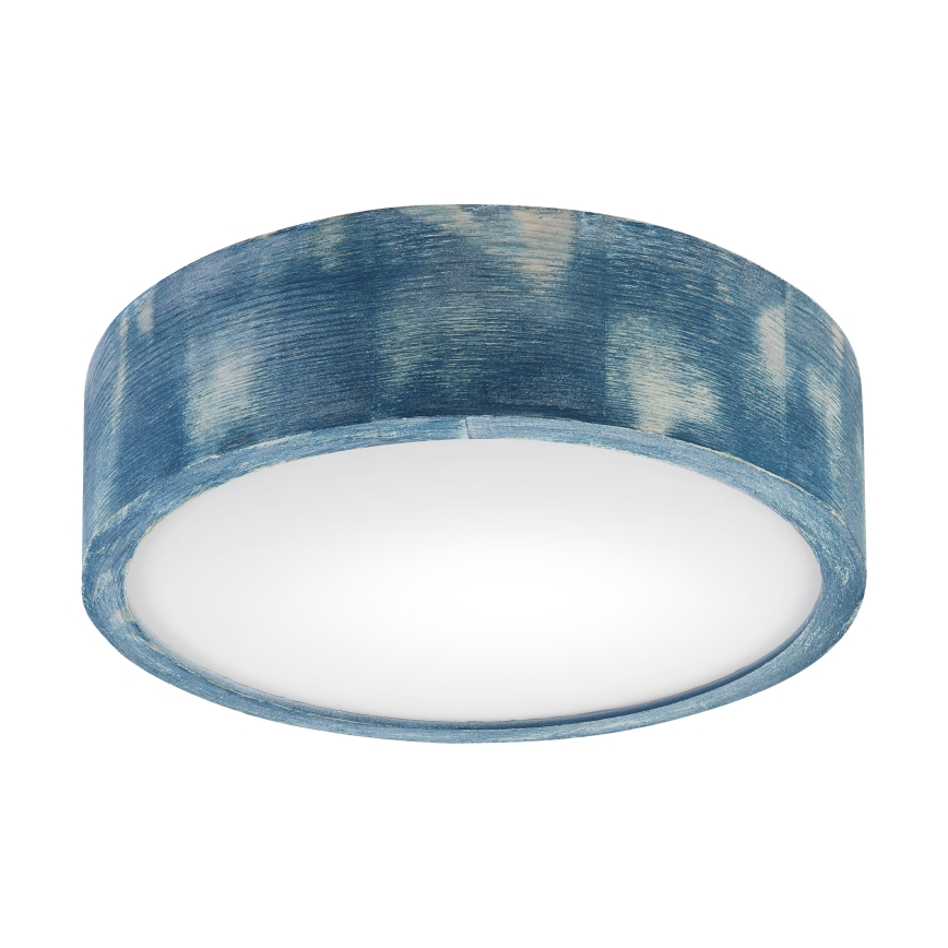 Brilagi - laelamp PINO 1xE27/15W/230V mänd/sinine läbimõõt 27,5 cm