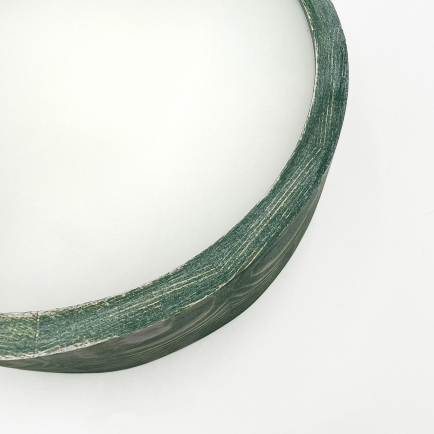 Brilagi - Laelamp PINO 1xE27/15W/230V männipuit/roheline läbimõõt 27,5 cm