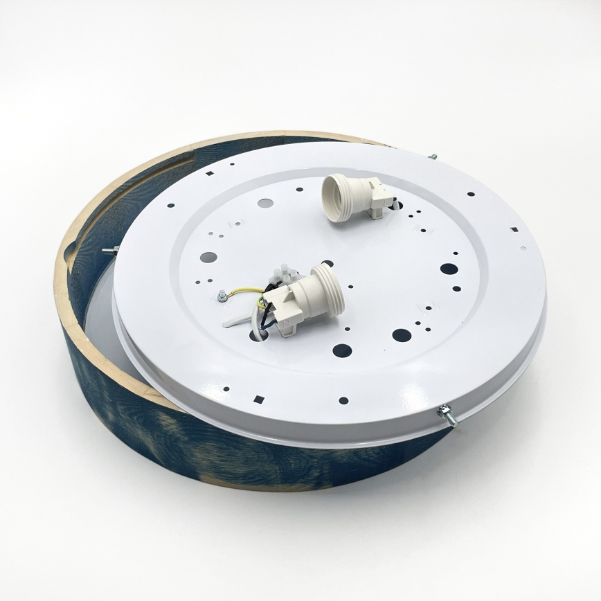 Brilagi - Laelamp PINO 2xE27/15W/230V mänd/sinine läbimõõt 37,5 cm