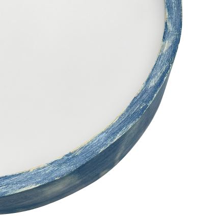 Brilagi - Laelamp PINO 3xE27/15W/230V, männipuit/sinine, läbimõõt 47,5 cm