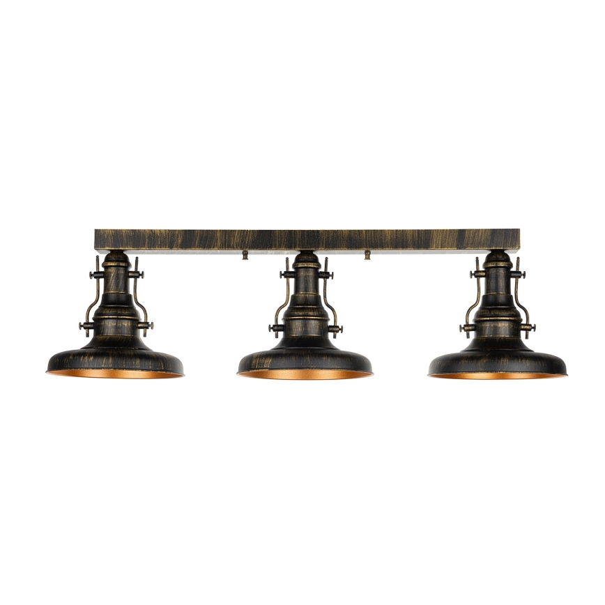 Brilagi - Laelamp PYRONIC 3xE27/40W/230V pronks/patina