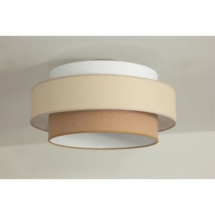 Brilagi - Laelamp RESNA 1xE27/60W/230V läbimõõt 40 cm kreem/beež