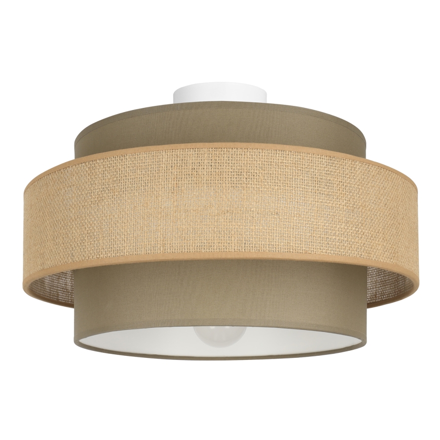 Brilagi - Laelamp RESNA 1xE27/60W/230V läbimõõt 40 cm pruun/beež