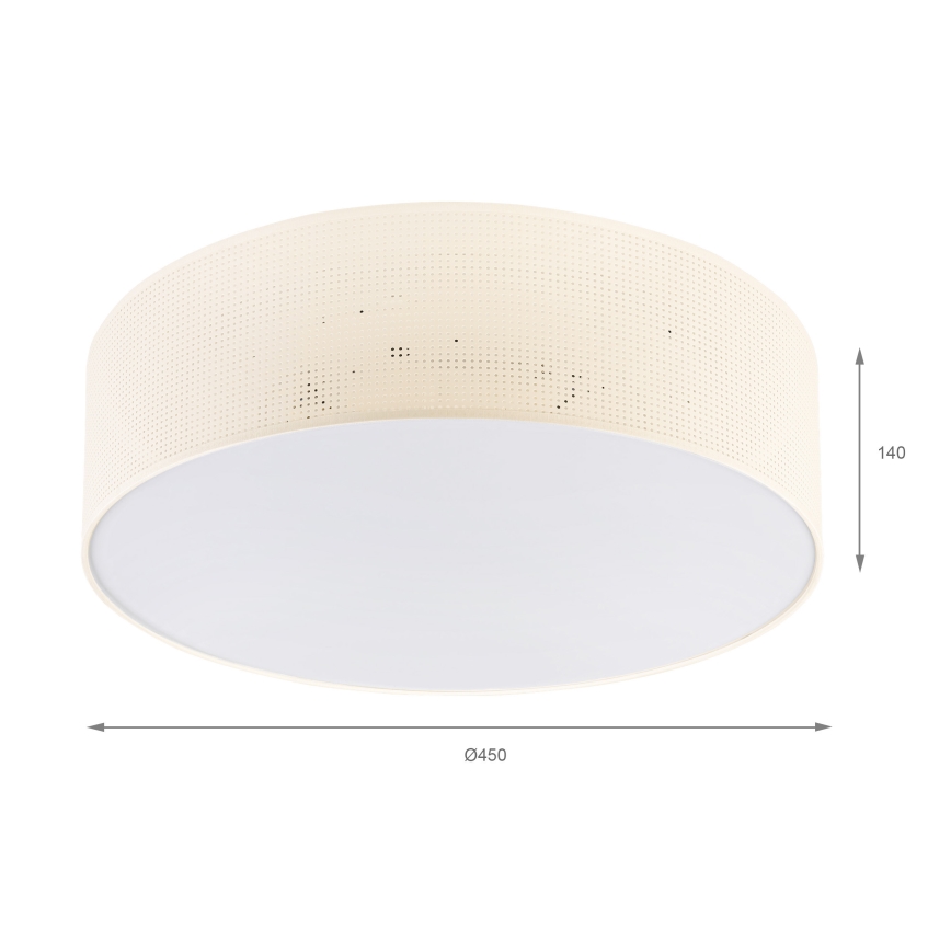 BRILAGI - Laelamp SIRIJA MODERN 4xE27/60W/230V läbimõõt 45 cm kreemjas