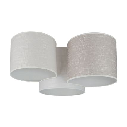 Brilagi - laelamp SNAKE 3xE27/15W/230V, 50x57 cm, hall/kreem