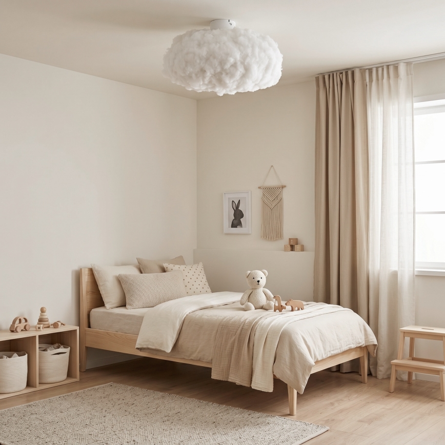 Brilagi - Laelamp SOLEAIR 1xE27/40W/230V, läbimõõt 45 cm, valge