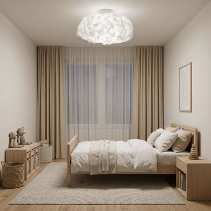 Brilagi - Laelamp SOLEAIR 1xE27/40W/230V, läbimõõt 45 cm, valge