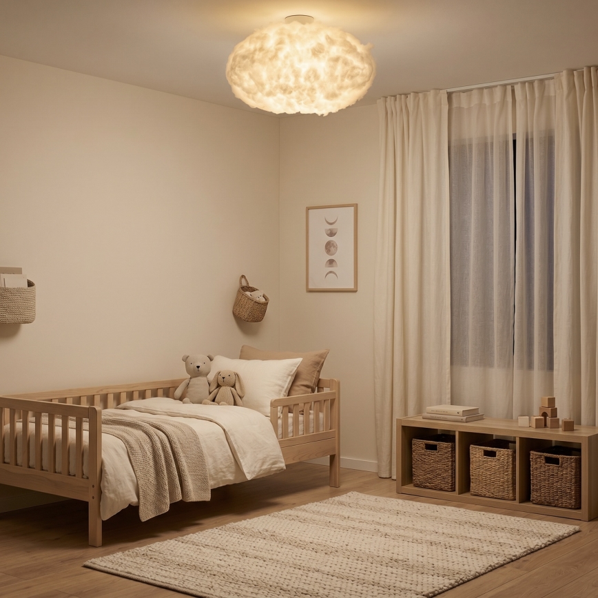 Brilagi - laelamp SOLEAIR 2xE27/40W/230V läbimõõt 60 cm valge