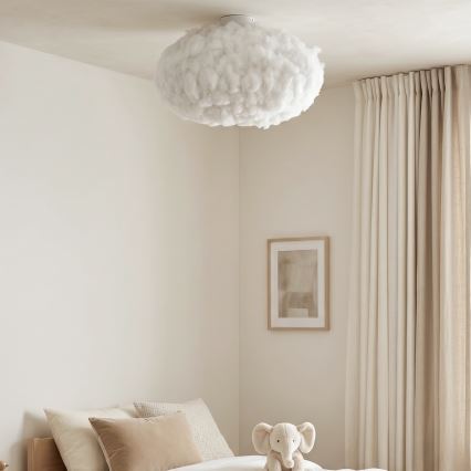 Brilagi - laelamp SOLEAIR 2xE27/40W/230V läbimõõt 60 cm valge