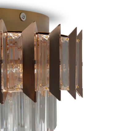 BRILAGI - laelamp SPECTRA 5xE14/40W/230V, läbimõõt 48 cm, kuldne