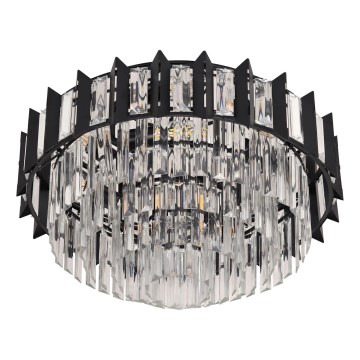 Brilagi - laelamp SPECTRA 5xE14/40W/230V läbimõõt 48 cm must