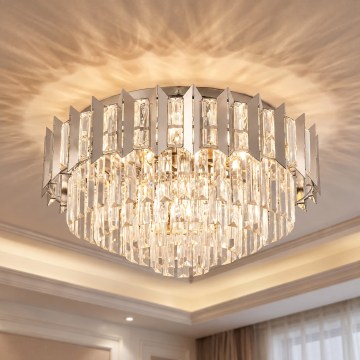 BRILAGI - laelamp SPECTRA 5xE14/40W/230V Ø 48 cm läikiv kroom