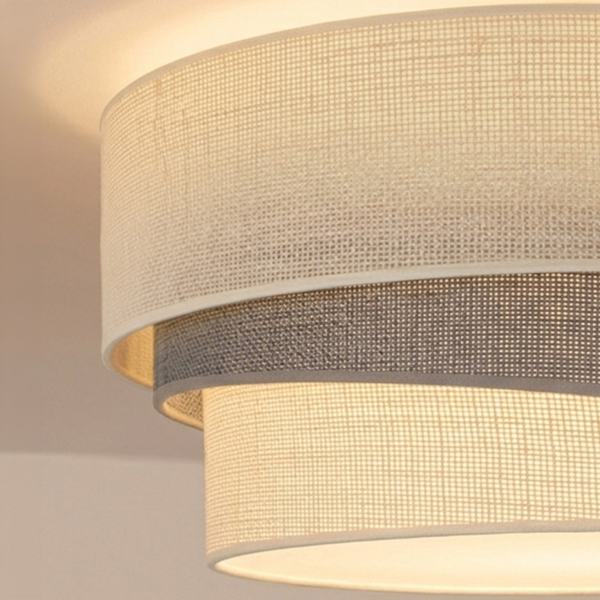 Brilagi - Laelamp TRIO 1xE27/60W/230V läbimõõt 40 cm kreemjas/hall