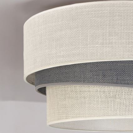 Brilagi - Laelamp TRIO 1xE27/60W/230V läbimõõt 40 cm kreemjas/hall