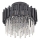 Brilagi - laelamp VERVE 4xE14/40W/230V, läbimõõt 40 cm, must