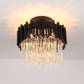 Brilagi - Laelamp VERVE 6xE14/40W/230V läbimõõt 60 cm must