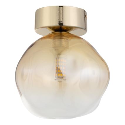 Brilagi - Laelamp VULCANO 1xG9/8W/230V kuldne/suitsune beež