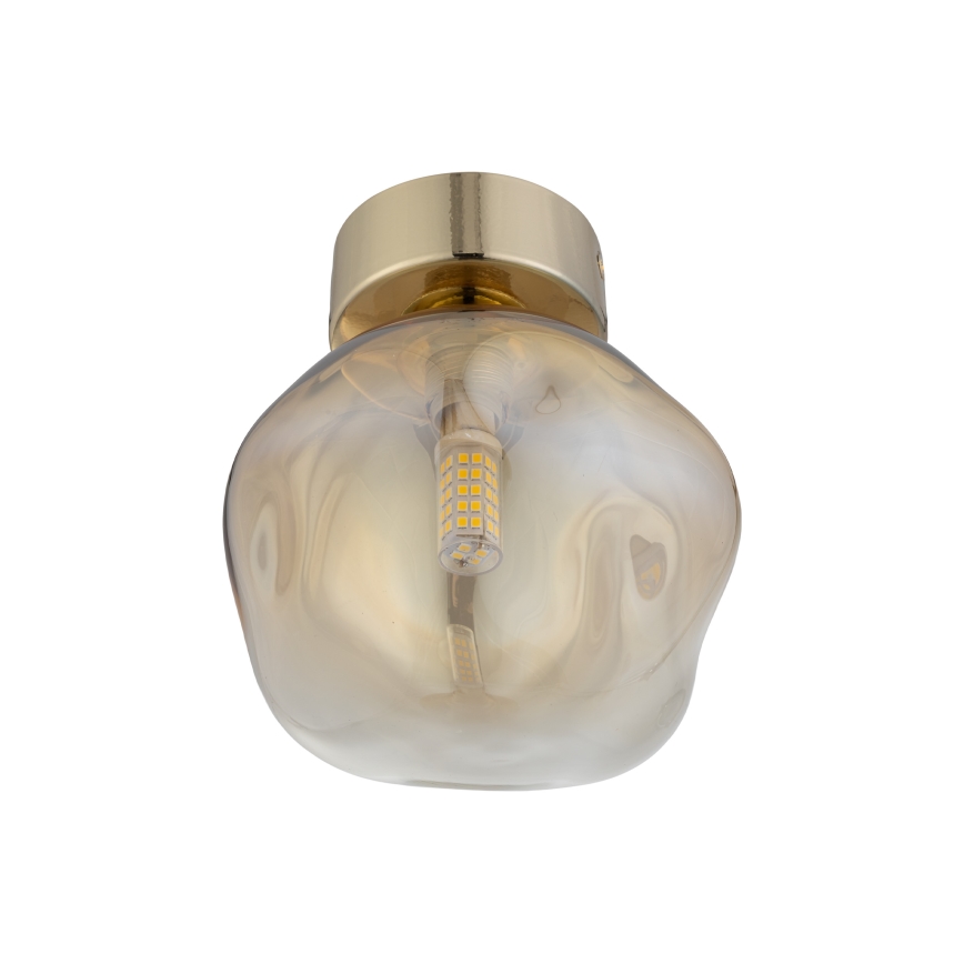 Brilagi - Laelamp VULCANO 1xG9/8W/230V kuldne/suitsune beež
